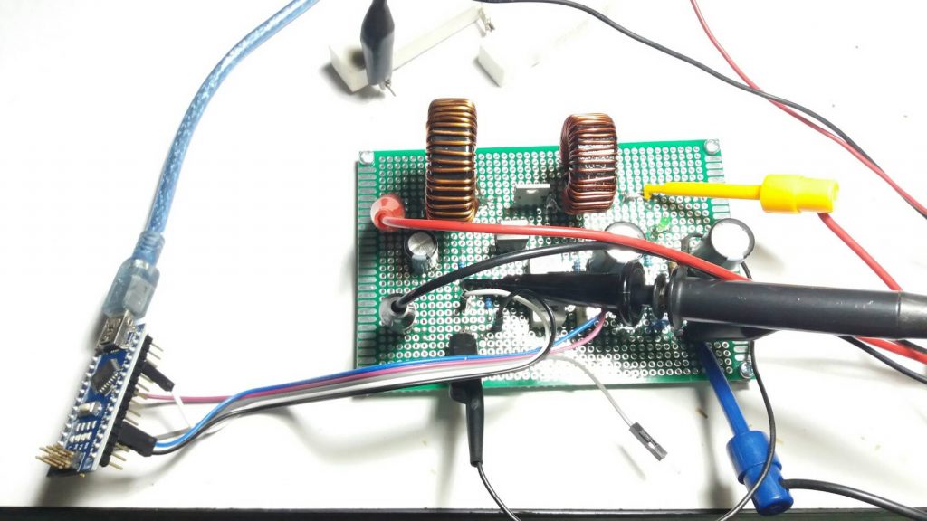 Boost converter Based on Arduino NANO and Current Mode Control Algorithm