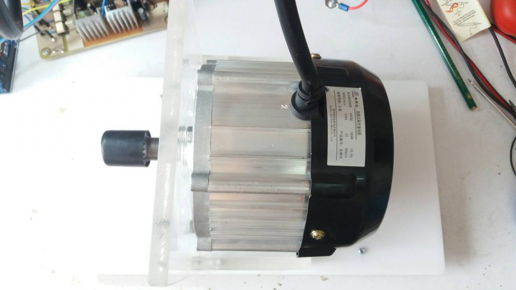 Build installation bases for BLDC motor by using acrylic sheets