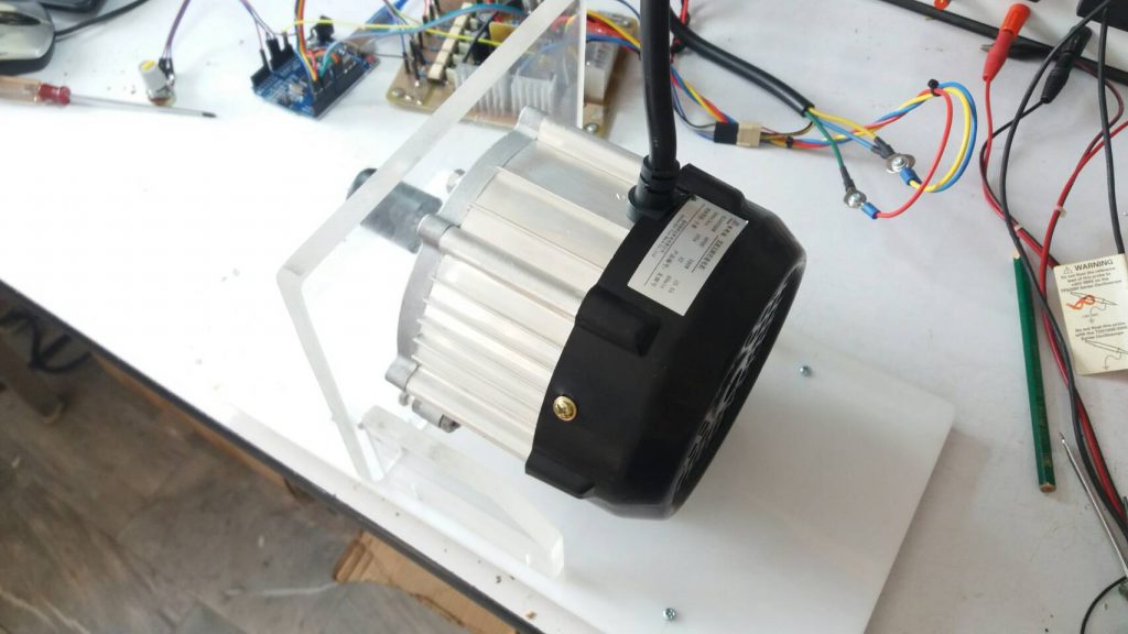 Build installation bases for BLDC motor by using acrylic sheets