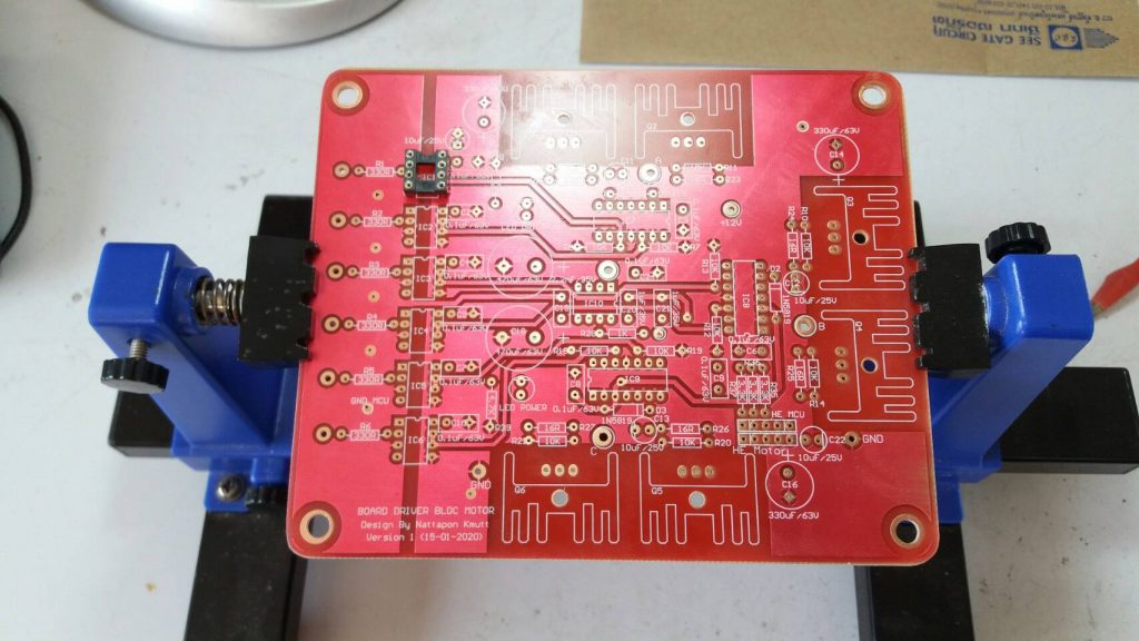 Prototype for power driver BLDC motor board