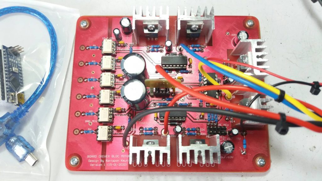 Prototype for power driver BLDC motor board