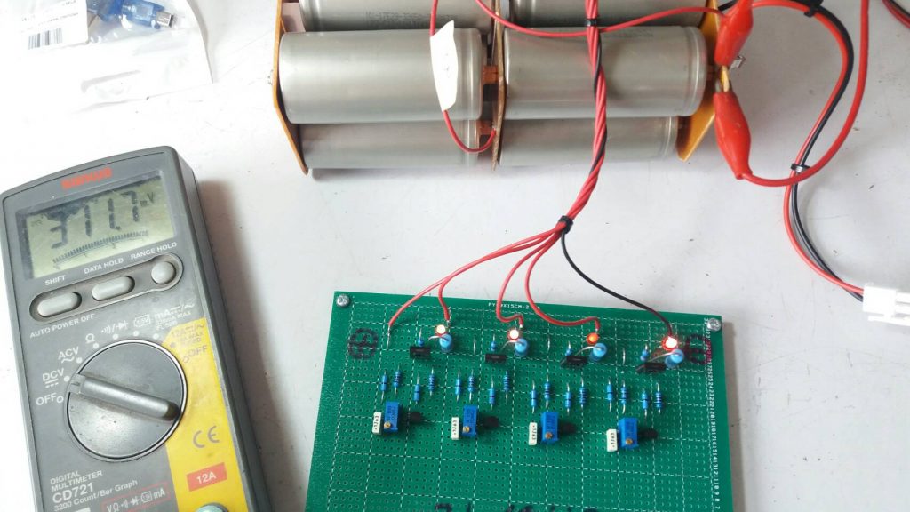 Implement Battery Balance cell 4S for LiFePO4 Battery