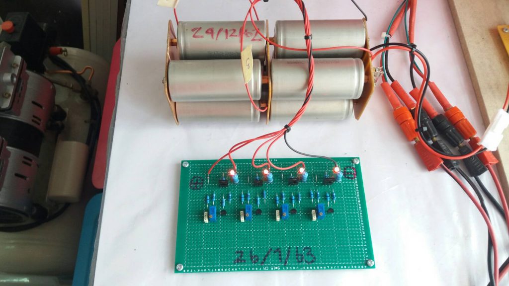 Implement Battery Balance cell 4S for LiFePO4 Battery