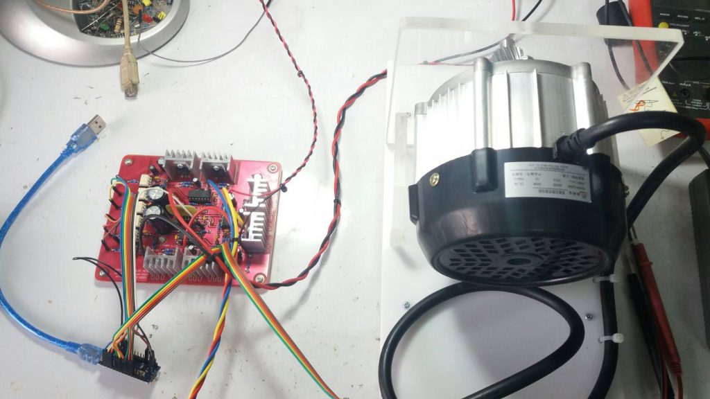 Prototype for power driver BLDC motor board