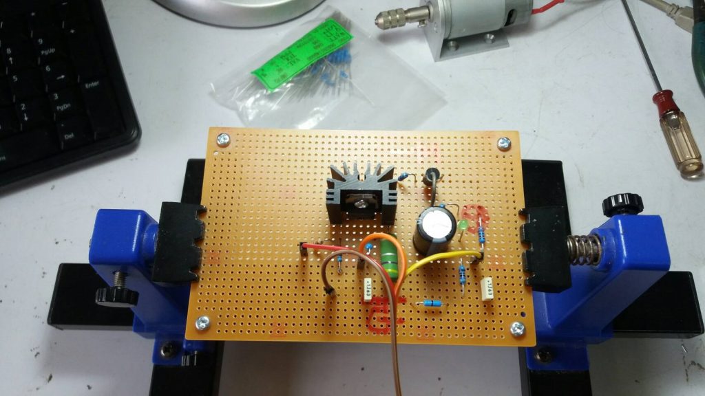 DC motor speed control Using Back-EMF