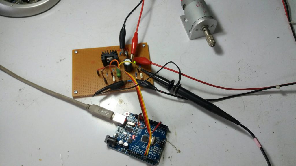 DC motor speed control Using Back-EMF