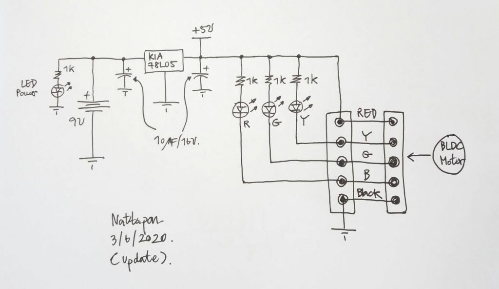 Hall effect sensor tester for BLDC Motor