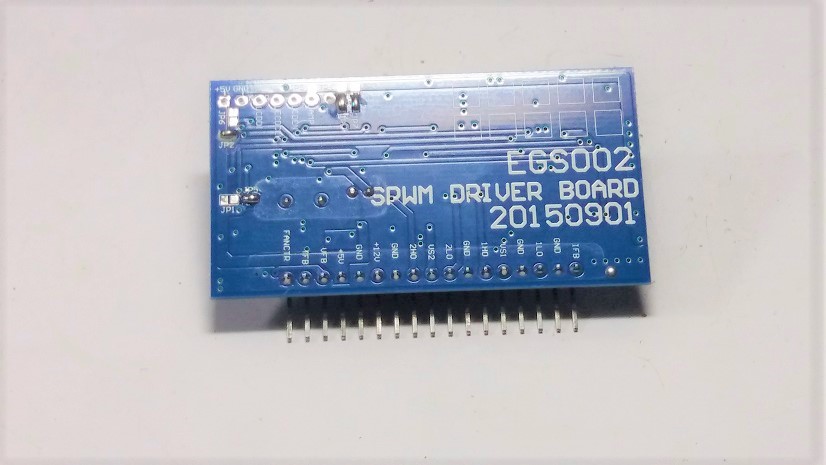 Begining for EGS0002 Sinusoid Inverter Board