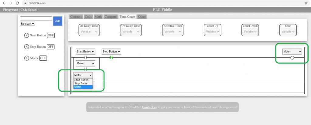 Basic PLC simulator Online