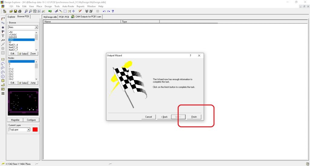 Generate PCB Gerber files form Protel 99SE