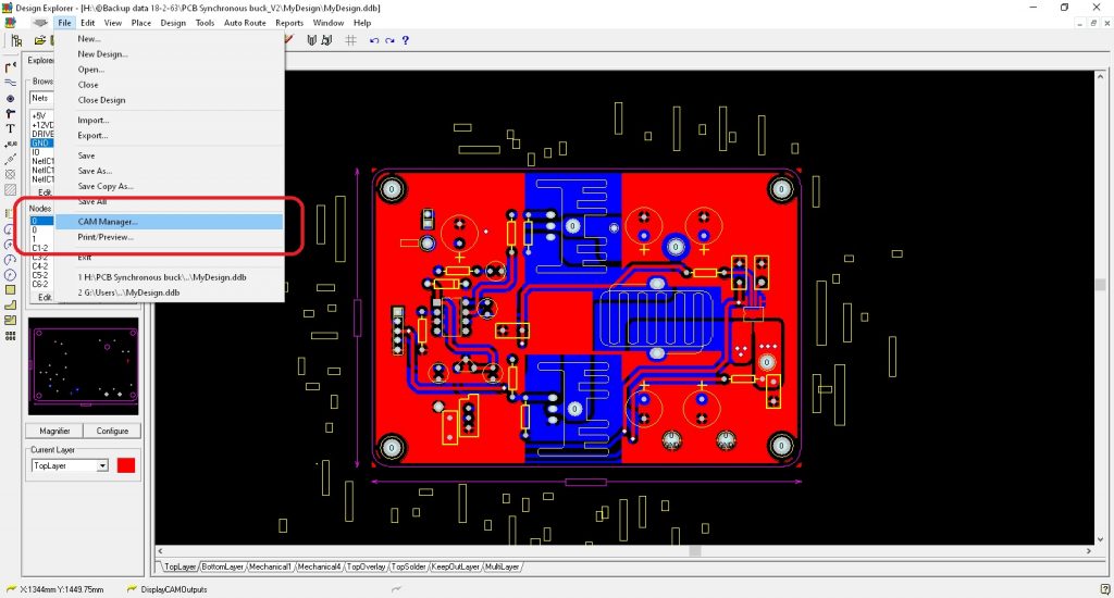 Generate PCB Gerber files form Protel 99SE