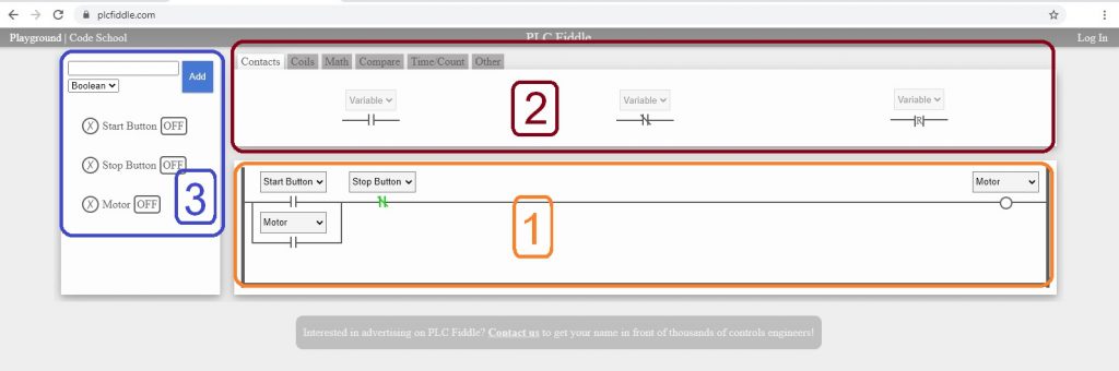 Basic PLC simulator Online