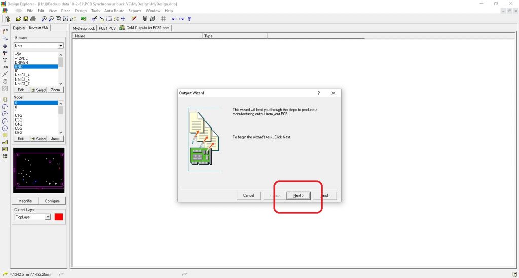 Generate PCB Gerber files form Protel 99SE