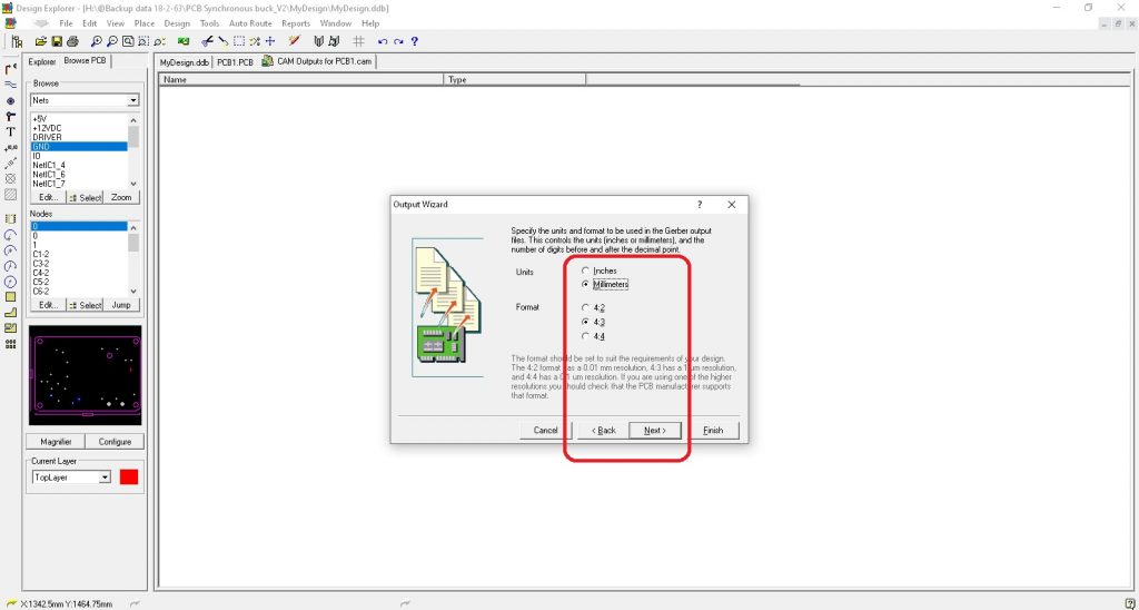 Generate PCB Gerber files form Protel 99SE