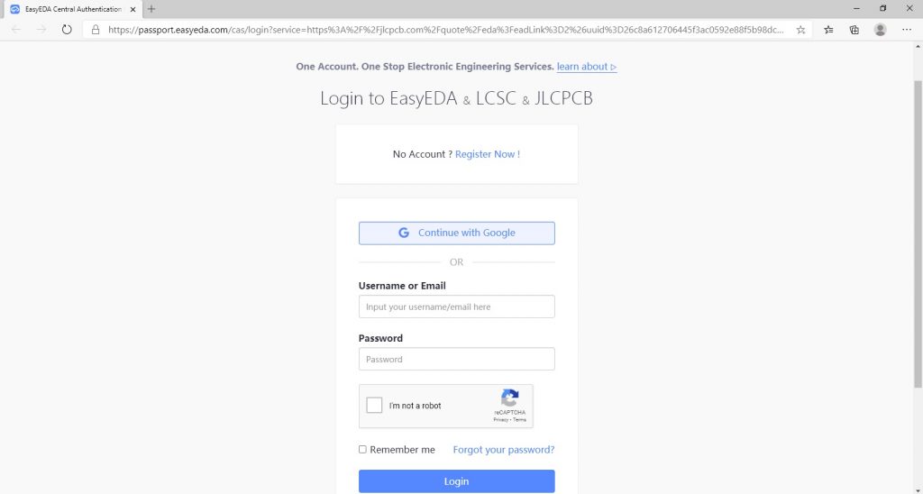 EasyEDA Gerber files