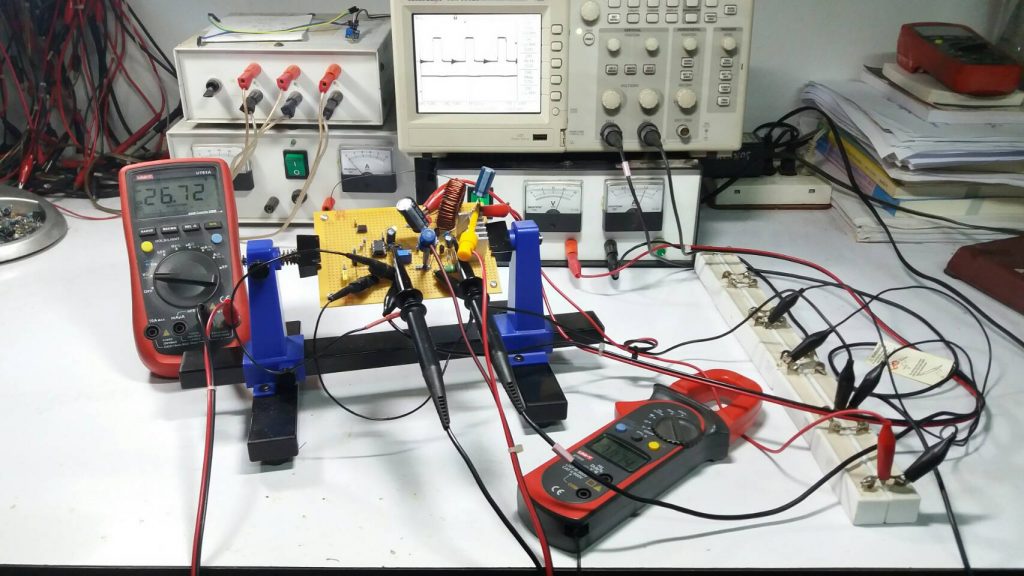 Design LM358 Control DC to DC Boost Converter