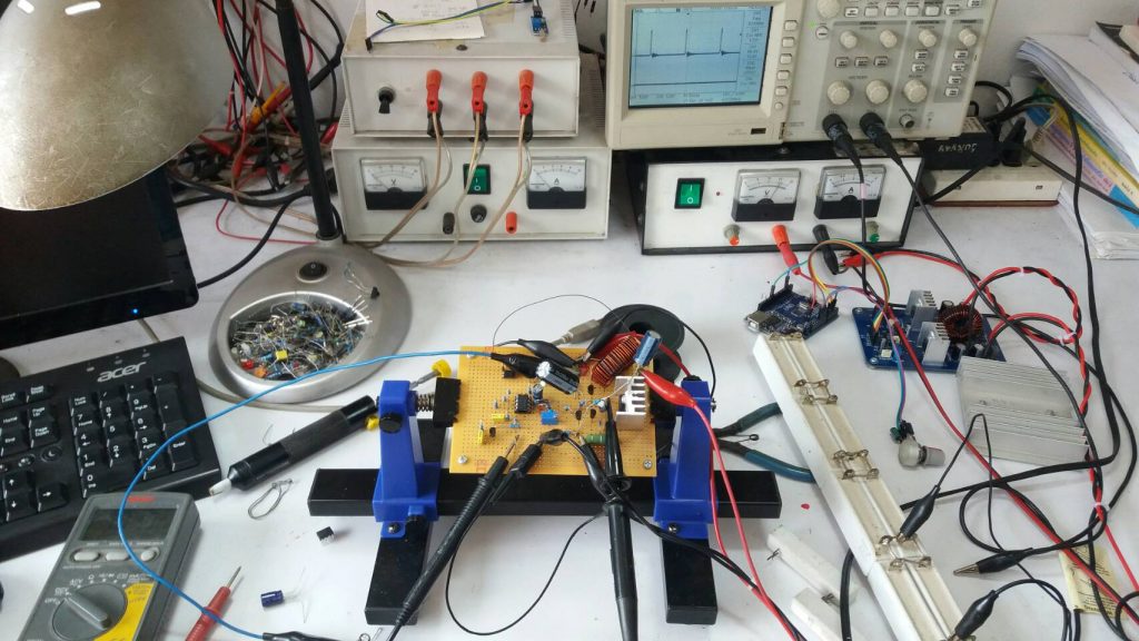 Design LM358 Control DC to DC Boost Converter