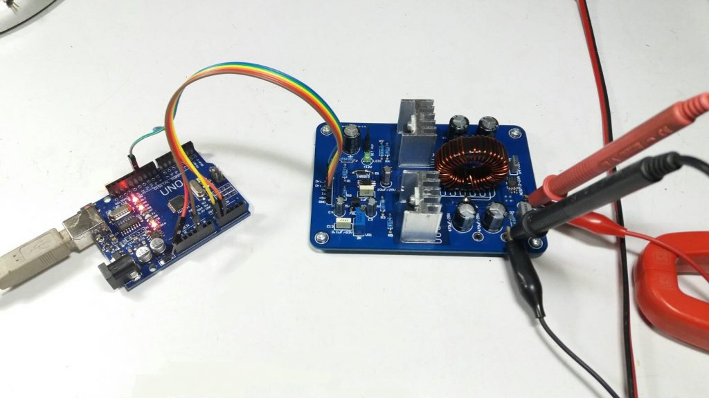 Arduino Phase Correct PWM for DC to DC Converter