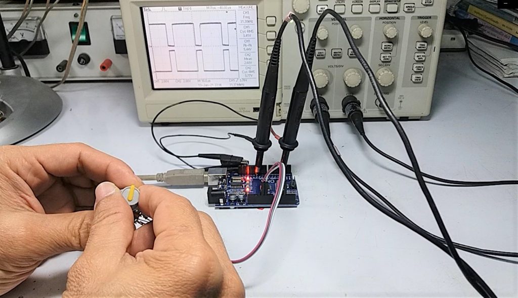 Arduino UNO set Timer2 for Synchronous Buck Converter