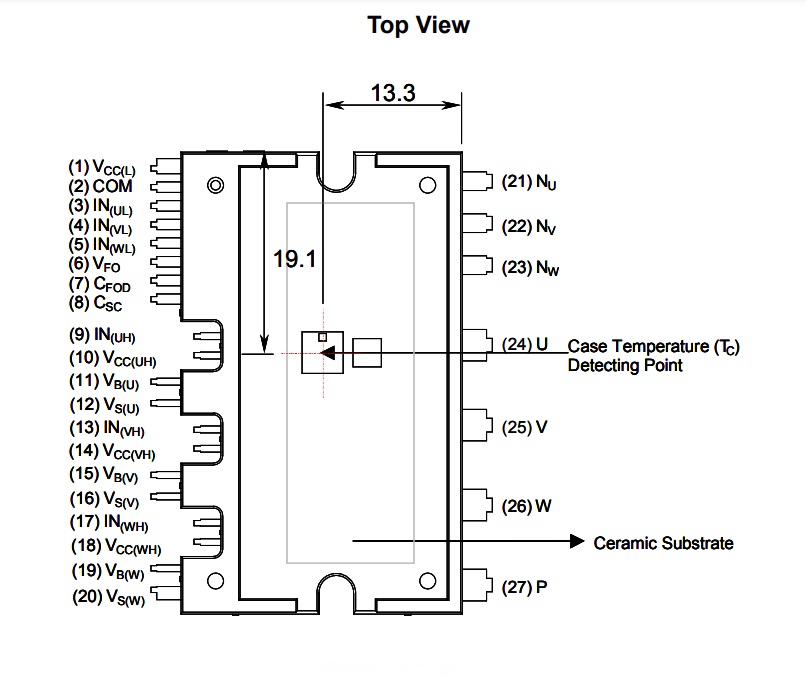 Development Board Smart Power Module for 3 Phase Motor Control