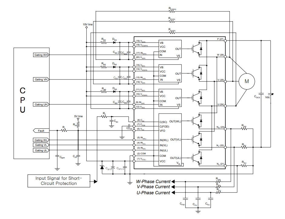 Development Board Smart Power Module for 3 Phase Motor Control