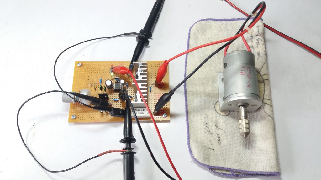 Simple DC Motor Speed Control by IR2153