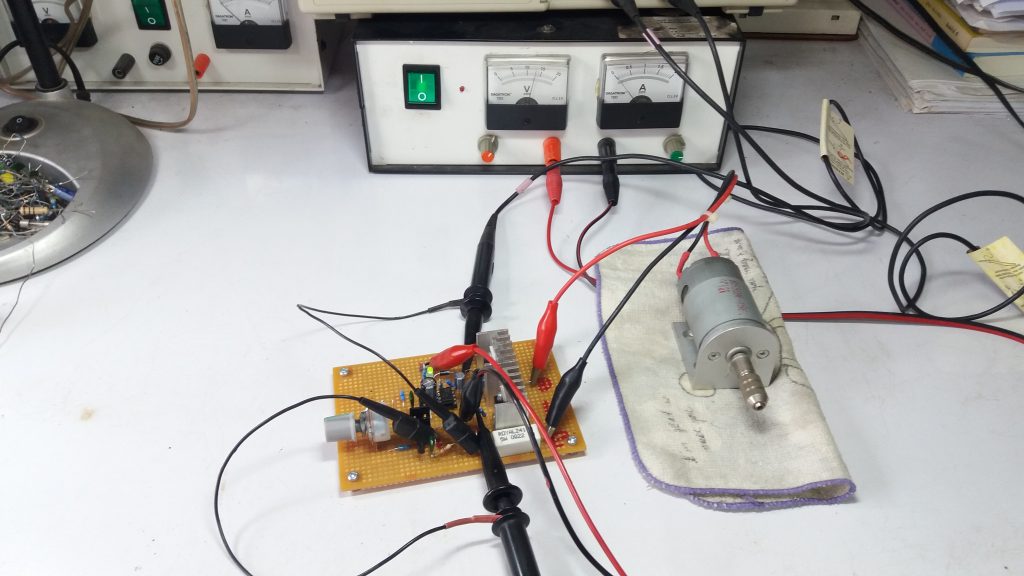 Simple DC Motor Speed Control by IR2153