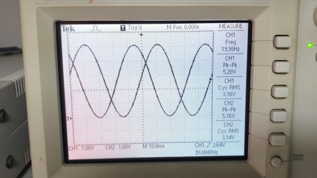 Preliminary experiment with SPWM 3 Phase Induction Motor