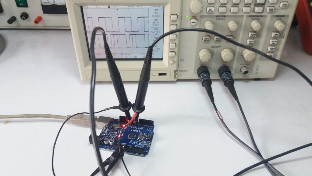 Preliminary experiment with SPWM 3 Phase Induction Motor