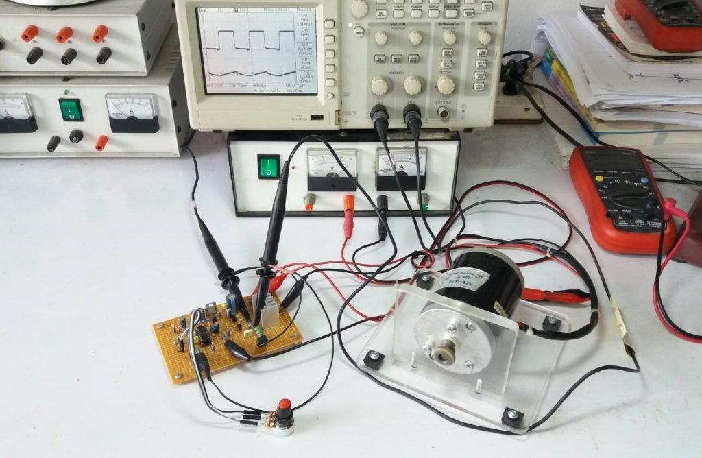 Analog DC Motor Speed Control By TL494