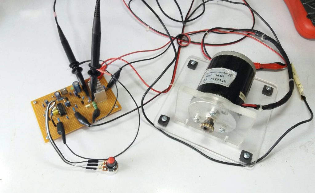 Analog DC Motor Speed Control By TL494