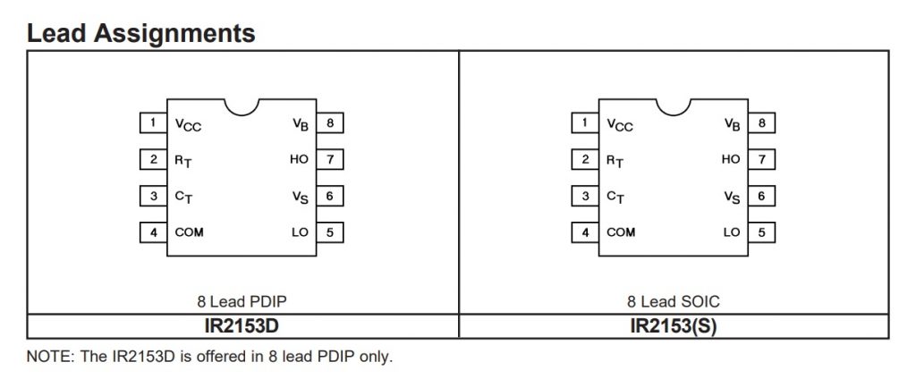 PWM Adjustment for IR2153 and Frequency setting