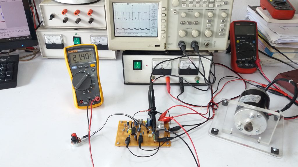 Analog DC Motor Speed Control By TL494