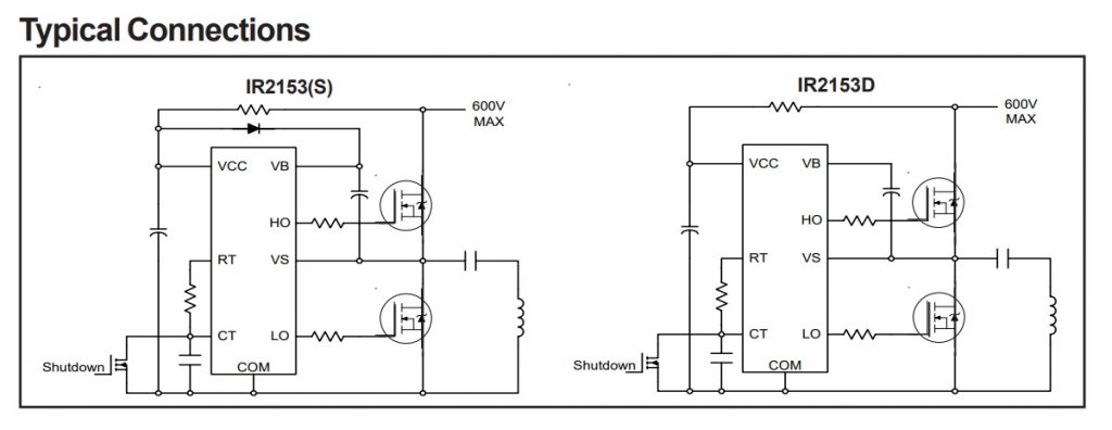 PWM Adjustment for IR2153 and Frequency setting