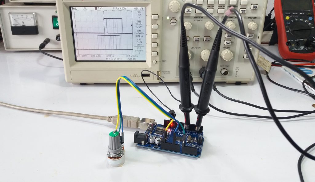 Arduino Code for 3 Phase Inverter Driven by SVPWM Method