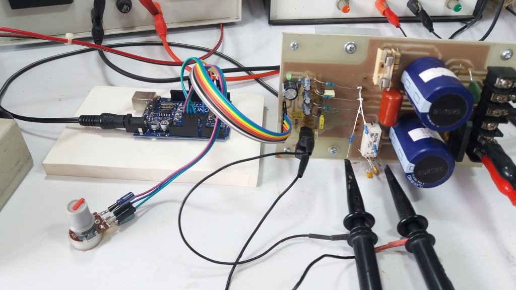 Simple VFD 3 Phase Induction Motor SinePWM using Arduino UNO