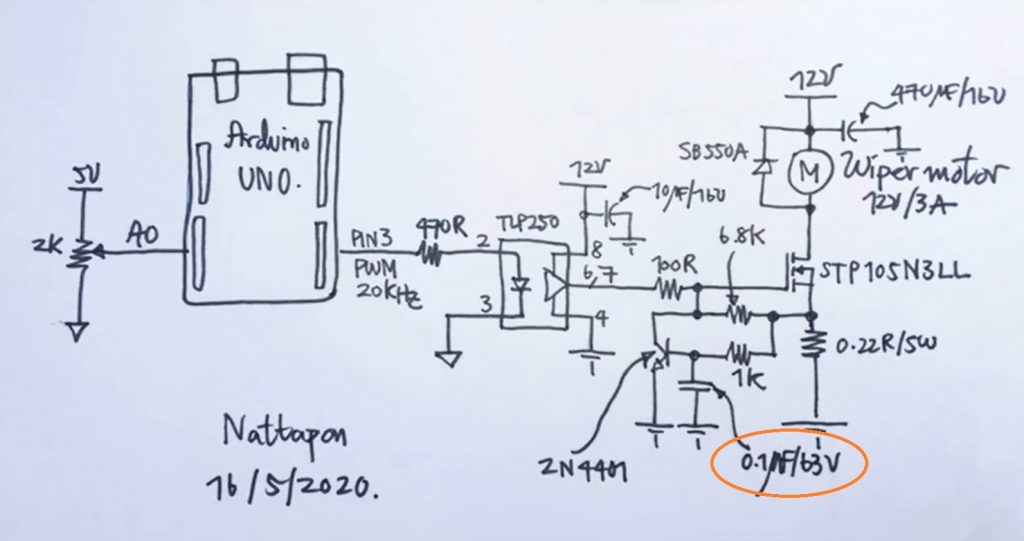 Simple Over current Protection for DC motor and Power drive