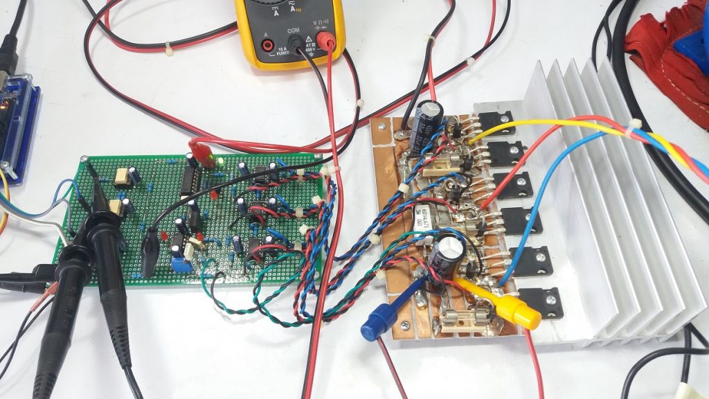 Power IGBT Driver board for 3-phase induction motor