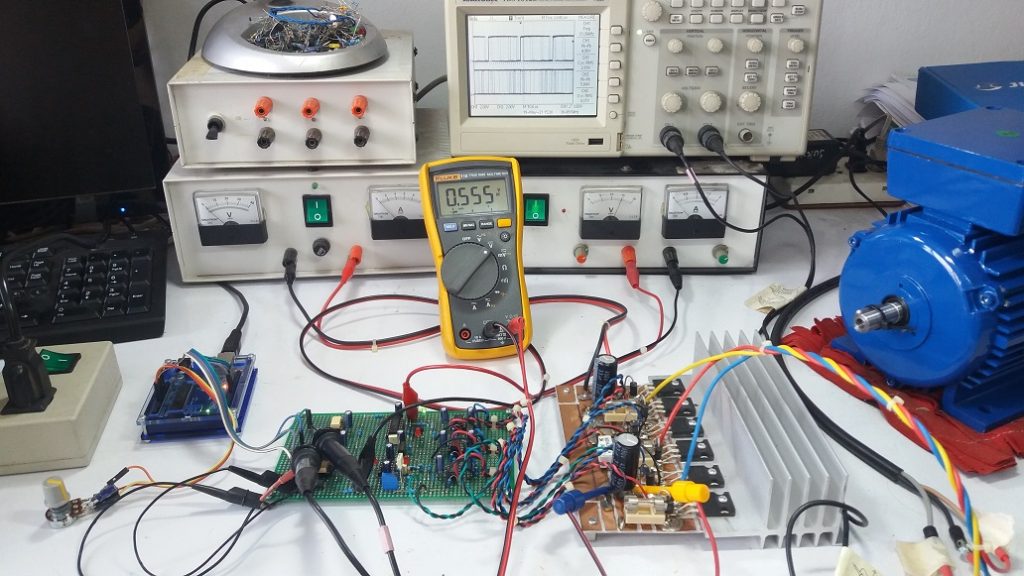 Power IGBT Driver board for 3-phase induction motor