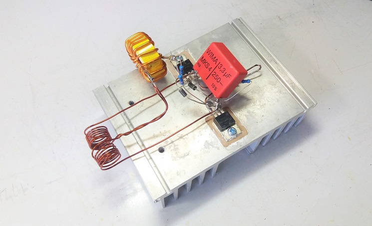 Mini Induction Heater By Self Oscillating