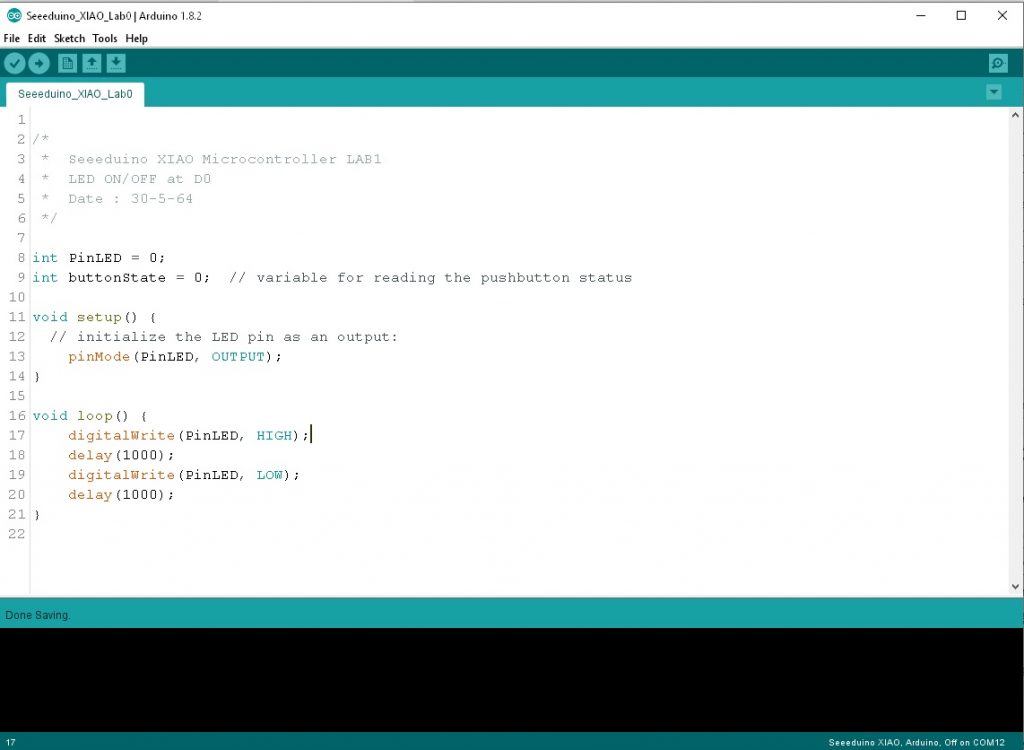 Seeeduino XIAO Microcontroller 