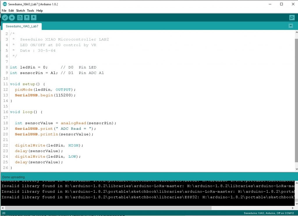 Seeeduino XIAO Microcontroller 