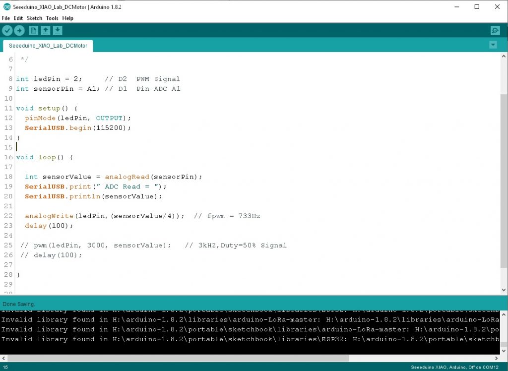 Seeeduino XIAO Microcontroller 