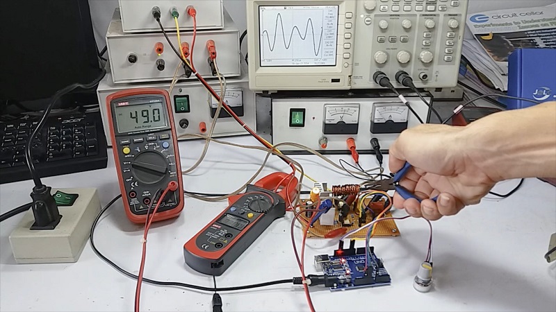 Simple Arduino UNO Control Half-Bridge Inverter for Induction Heater