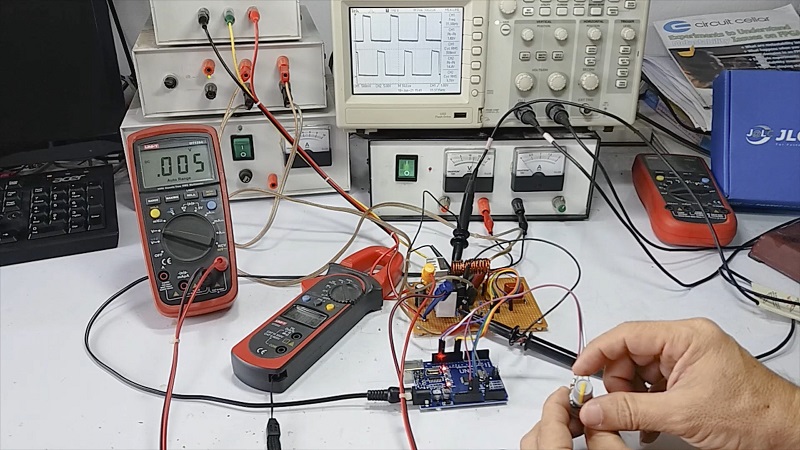 Simple Arduino UNO Control Half-Bridge Inverter for Induction Heater