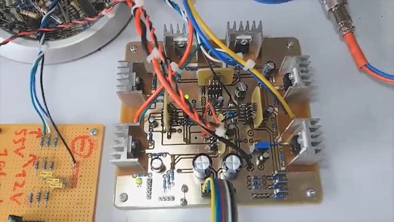 BLDC Motor speed control from washing machine by Arduino UNO