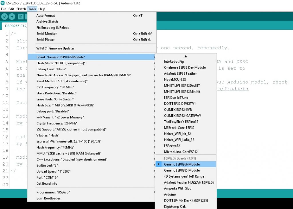 ESP8266 WiFi Module Connect to USB Convertor