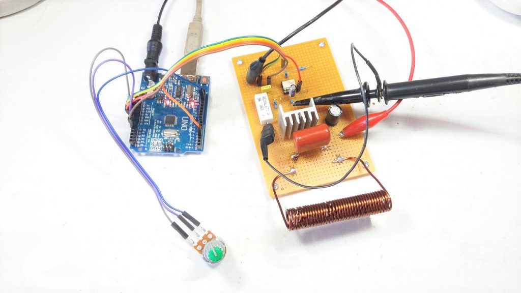 Tiny Quasi-Resonant Induction Heater Using Arduino UNO