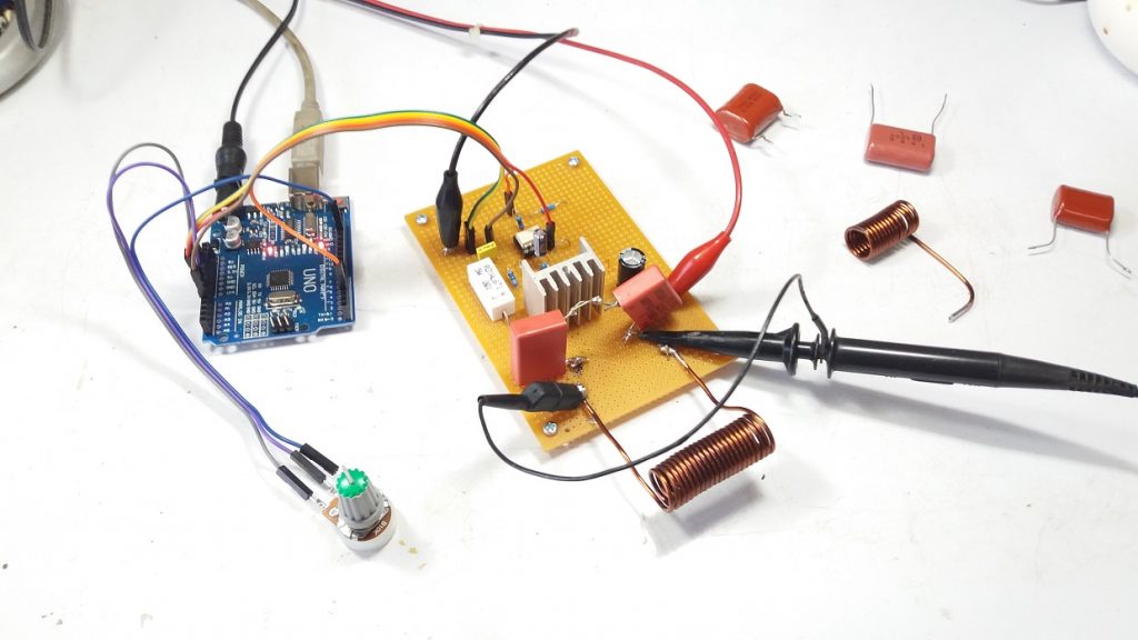 Tiny Quasi-Resonant Induction Heater Using Arduino UNO