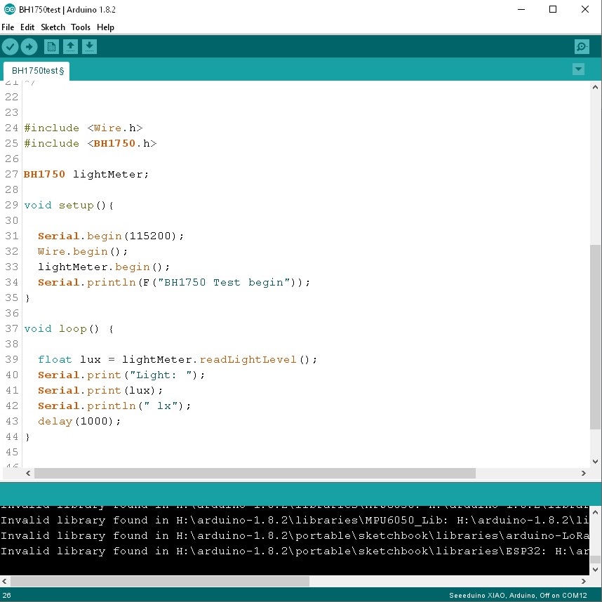 Seeeduino XIAO Microcontroller (LAB5)